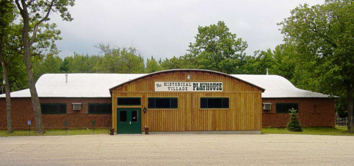 Johnsons Rustic Dance Palace (Johnsons Rustic Resort, Krauses Hotel) - Now Houghton Lake Historical Playhouse (newer photo)